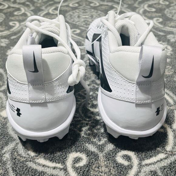 Nike Alpha Menace 4 Football Cleats Men\'s Sz 12.5 White & Black main image 5